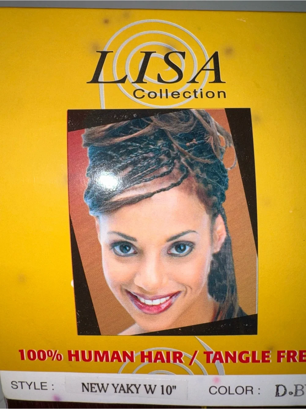 Lisa collection. 100% human hair. New yaky.
